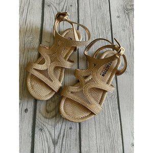 REACTION Girls Kiera Soul Sandals Size 11 Gold
